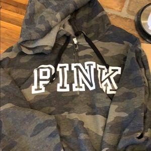 Pink camp Victoria secret l sweatshirt